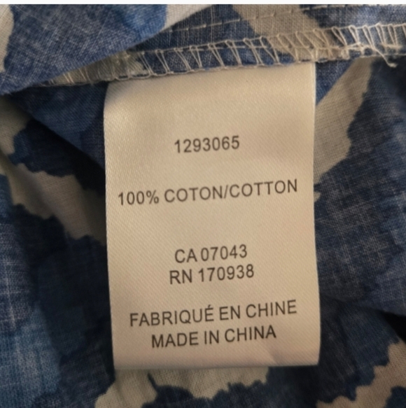 🆕️ House Of Harlow 1960 Blue Patterned Tiered Maxi Dress Size M - Picture 6 of 8